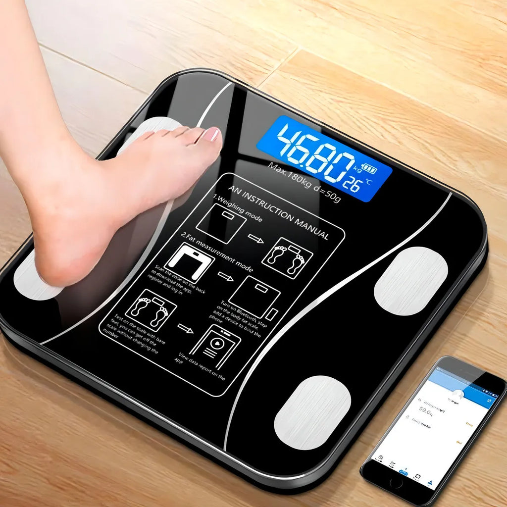 Pesa Digital Inteligente SmartFit Pro – Control Total de tu Salud ⚖️📱