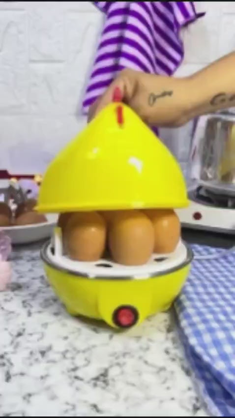 Hervidora de Huevos Eléctrica Gallina – ¡Huevos Perfectos en Minutos! 🥚🐔