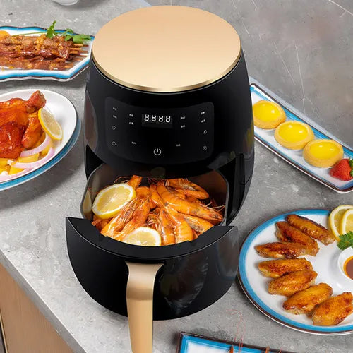 Freidora de Aire de 4.5L – Sabor Crujiente con 80% Menos Grasa 🍗✨